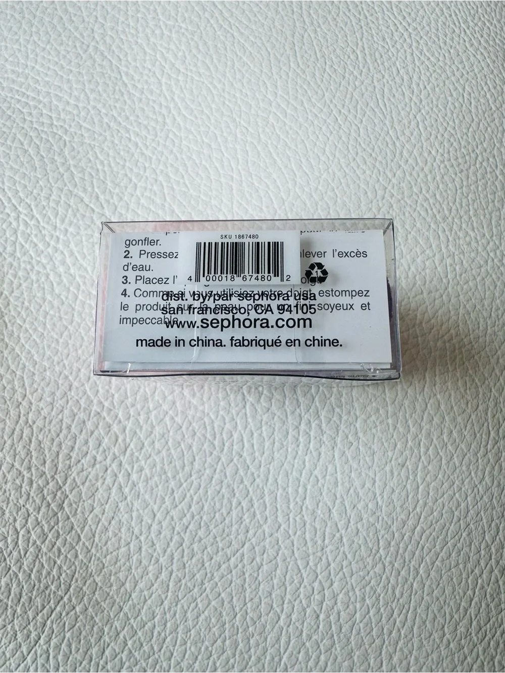 Sephora Pointed Blending Sponge Duo — Purple & Hot Pink